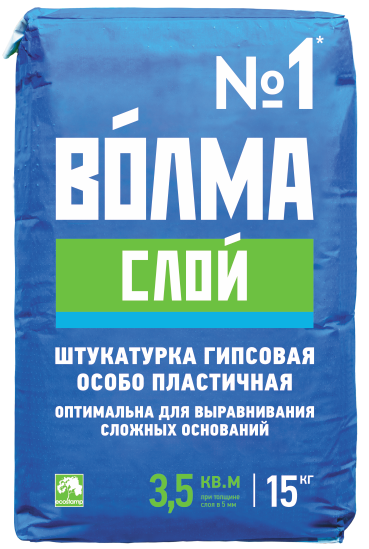 Штукатурная смесь "ВОЛМА-Слой", 15 кг