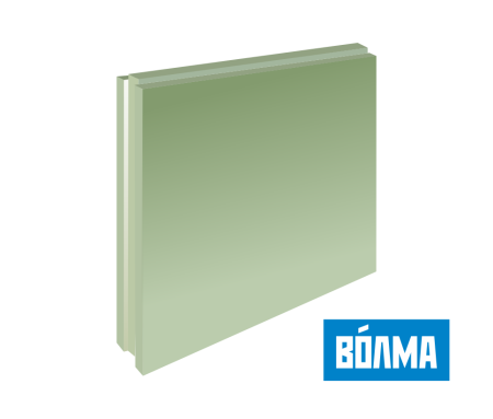 Пазогребневая плита полнотелая ВОЛМА влагостойкая (ПГПВ), 80 мм 